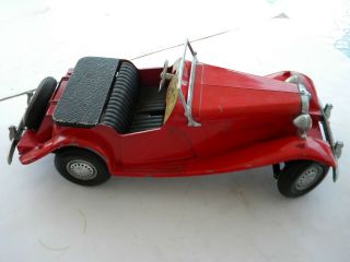 1954 Doepke Modern Toys Rossmoyne Oh Fire Red Mt Diecast Metal Car