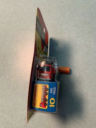 Vintage 1960 ' s Matchbox No.  10 Pipe Truck in Blister Pack 5