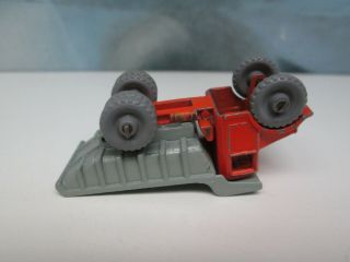 Matchbox/ Lesney 6a Quarry Truck Orange/ Grey GREY Plastic Wheels Boxed 6