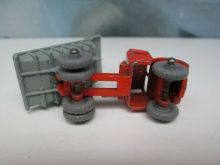 Matchbox/ Lesney 6a Quarry Truck Orange/ Grey GREY Plastic Wheels Boxed 7