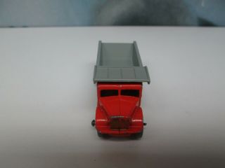 Matchbox/ Lesney 6a Quarry Truck Orange/ Grey GREY Plastic Wheels Boxed 8