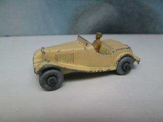 Matchbox/ Lesney 19a MG Midget TD Cream WITHOUT Spare Wheel ' Pre - Pro ' 2