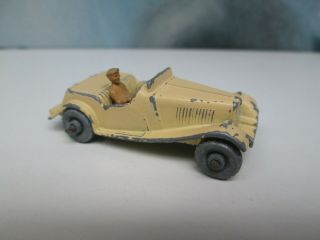 Matchbox/ Lesney 19a MG Midget TD Cream WITHOUT Spare Wheel ' Pre - Pro ' 3