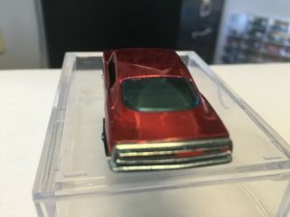 Redline Hotwheels Custom Barracuda,  HK,  Red over Chrome,  Dark Gray Interior,  NM 11