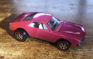 Redline Hotwheels 1969 Rare Pink Amx