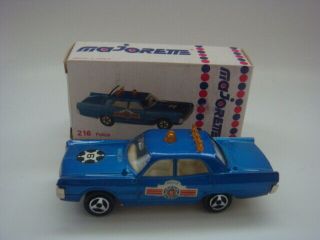 Majorette 216 Police Plymouth With Box