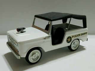 Vintage 1960s Nylint Ford Bronco Police Dept Truck Toy And Rare