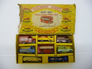 Matchbox G - 1 Commercial Motor Gift Set; by Lesney; 1960 ' s toy car set 3