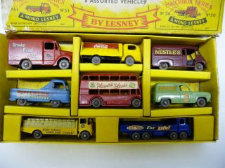 Matchbox G - 1 Commercial Motor Gift Set; by Lesney; 1960 ' s toy car set 4