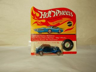 1969/70 Hot Wheels Redline " Classic Cord " W/button Blue Car