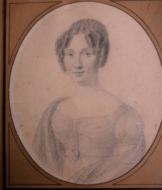 France 1850: Portrait of a Young Woman,  Italian Renaissance influence 3