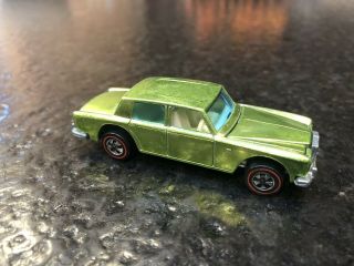 Hot Wheels Redline Light Lime Green Rolls - Royce Silver Shadow 2