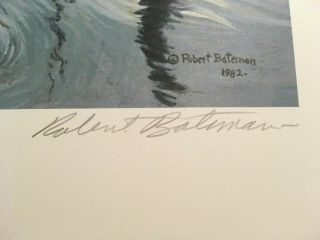 ROBERT BATEMAN - BEAVER POND REFLECTIONS Signed and Numbered Art Print 2