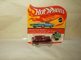 1969 Hot Wheels Redline " Classic Nomad " W/button Usa Magenta Wrong Package