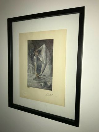 Pablo Picasso Signed Print With Certificate Of Authenticity $6250 Value