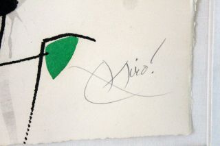 Mid Century Modern Joan Miro Signed Numbered La Megere et la Lune 22/50 1973 5