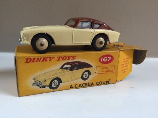 Dinky Toys 167 A.  C.  Aceca Coupe With Windows