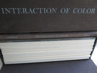 Josef Albers Silkscreen Folder XVIII - 7 Left Interaction of Color 1963 2