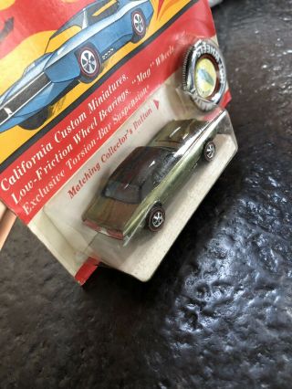 Hot Wheels Redline Olive Custom Cougar in package 4
