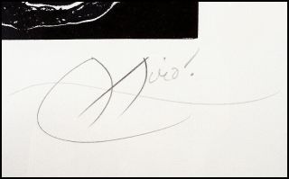 Joan Miro Espriu Color Etching Aquatint Large Hand Signed Abstract Art 4