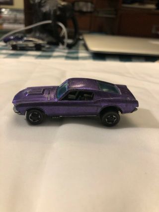1967 Hotwheels Redline Custom Mustang Purple