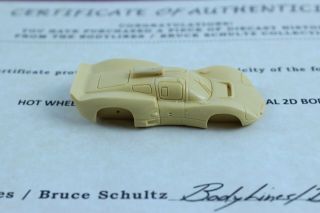 HOT WHEELS PROTOTYPE ACETATE CHAPARRAL 2D BODY FROM BRUCE SCHULTZ 4