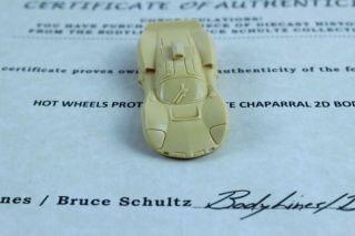 HOT WHEELS PROTOTYPE ACETATE CHAPARRAL 2D BODY FROM BRUCE SCHULTZ 5