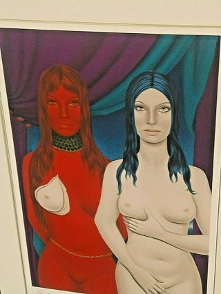 Rare Felix Labisse - Ltd.  Ed.  Serigraph On Arches Paper Signed And Numbered