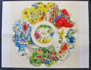 CHAGALL - PARIS OPERA CEILING - LITHOGRAPH - 1964 - IN US 2