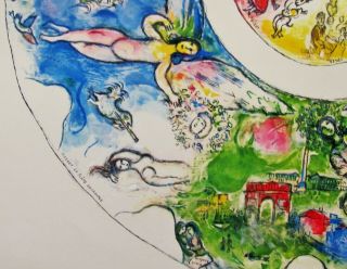 CHAGALL - PARIS OPERA CEILING - LITHOGRAPH - 1964 - IN US 5