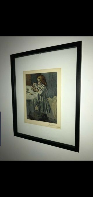 Pablo Picasso 1954 Hand Signed Print Certificate $3450