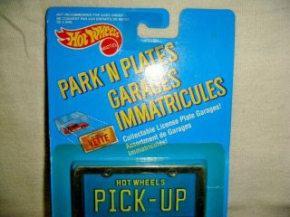 HotWheels rare Blister FRANCE only scarce Park ' n Plates Chevy Pickup BYWAYMAN NM 5