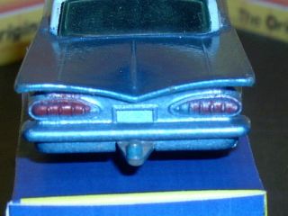 Matchbox Lesney Chevrolet Impala 57b4 RARE mid blue base SPW SC8 VNM crafted box 11