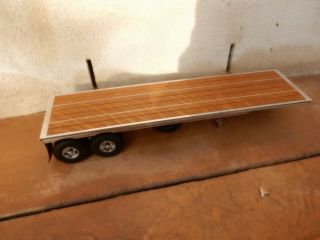 Smith Miller Flat Bed Trailer 22 Inch With Wood Bed.  4 Spoke Wheels
