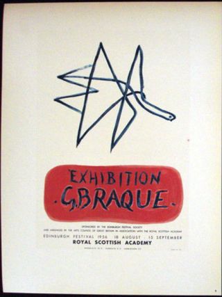 Vintage Lithographs,  Kunst Im Plakat,  Georges Braque,  Mourlot 1959,  France 1942