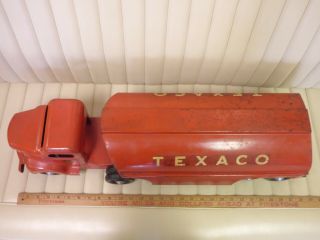 1950s MINNITOY (Otaco) TEXACO Tanker Truck Steel Toy 2