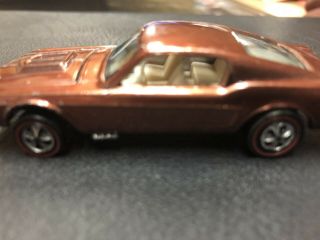 Hot Wheels Redline Custom Mustang Copper Rare And Exc.