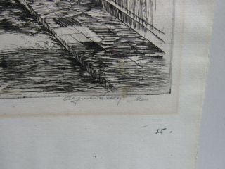 Alfred Hutty ' 30s Charleston Etching 