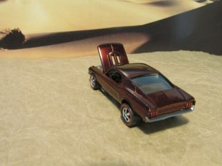 Hot Wheels Redline Custom Mustang Ohs,  Root Beer Brown,  Brown Int.  Dd