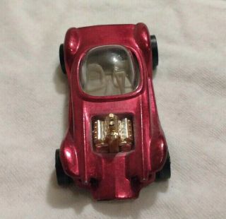 1968 Hot Wheels Redline Beatnik Bandit Red/Pink Rose? U.  S.  Car Badge 3