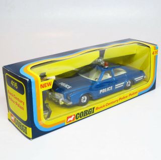 Corgi Toys 416 - Buick Century Police Car - Boxed Mettoy Playcraft Vintage Rare