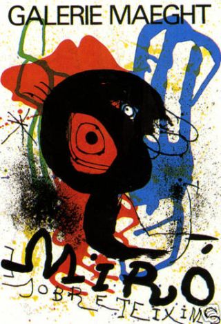 Joan Miro Lithograph: " Sobreteixims " (plate Signed)