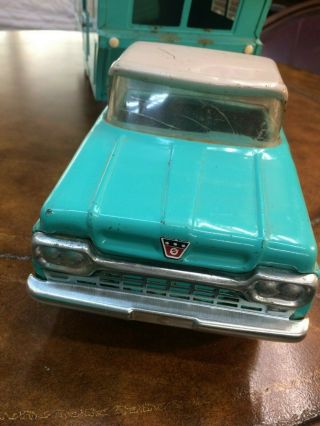 NYLINT FORD MOBILE HOME TRUCK & TRAILER 1965 5