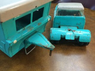 NYLINT FORD MOBILE HOME TRUCK & TRAILER 1965 7
