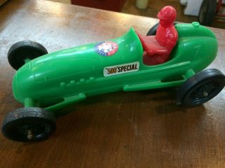 Processed Plastics Nylint Race Car Indy 500 Special W/ Driver Rare Green Version