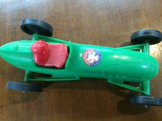 PROCESSED PLASTICS NYLINT RACE CAR INDY 500 SPECIAL w/ DRIVER RARE GREEN VERSION 3