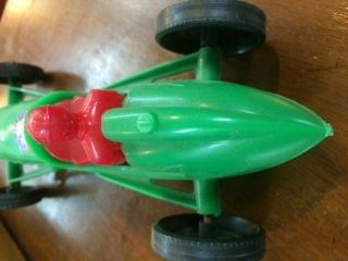 PROCESSED PLASTICS NYLINT RACE CAR INDY 500 SPECIAL w/ DRIVER RARE GREEN VERSION 4