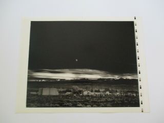 Rare Ansel Adams Photograph Publisher Proof Print 16 By 20 " Moonrise Hernandez