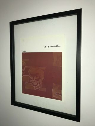Andy Warhol 1986 Print Hand Signed With Certificate,  Resale $5,  810