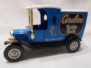 MATCHBOX MODELS OF YESTERYEAR Y12 - 3 1912 MODEL T VAN CEREBOS SALT ISSUE 10 2